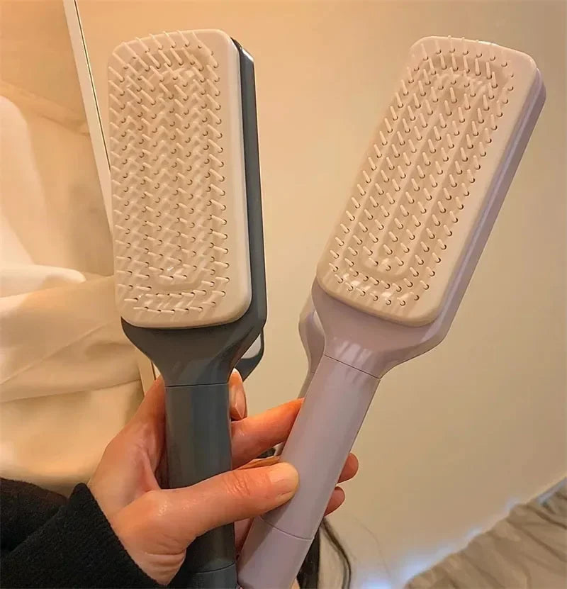 Rotatable Self Cleaning Hair Brush