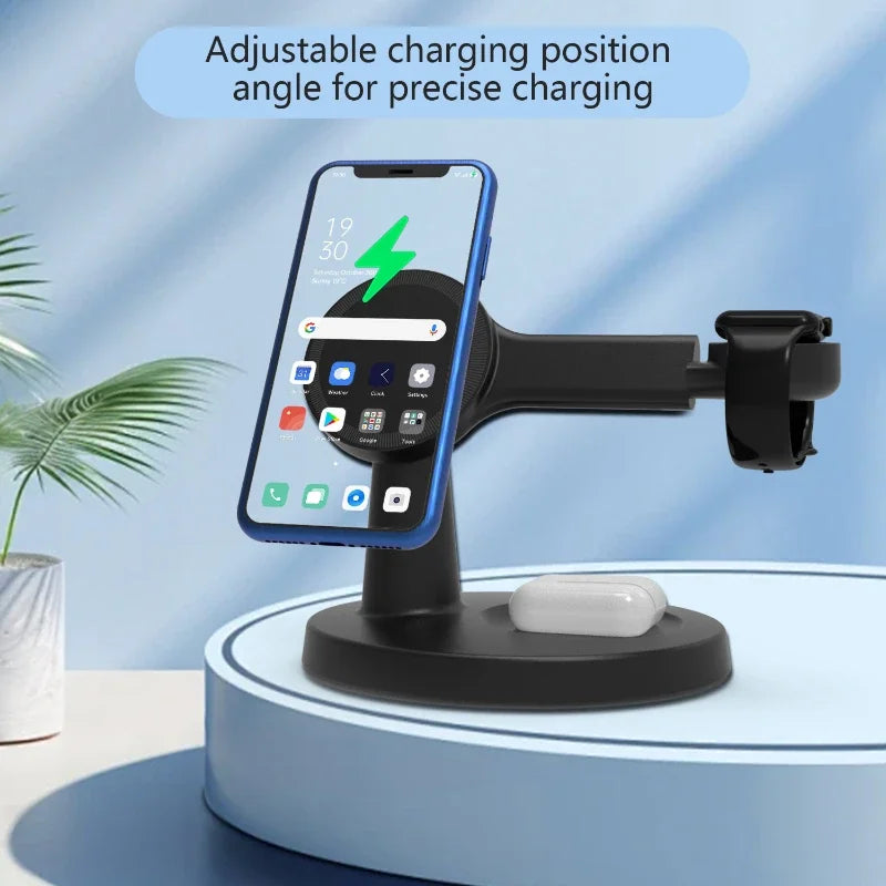 3 In 1 Magnetic Wireless Charger Stand