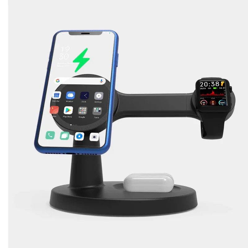 3 In 1 Magnetic Wireless Charger Stand